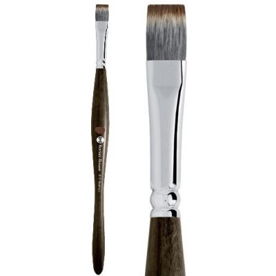 Borciani Bonazzi Štětec plochý syntetický 801/4 krátká rukojeť – Zboží Mobilmania