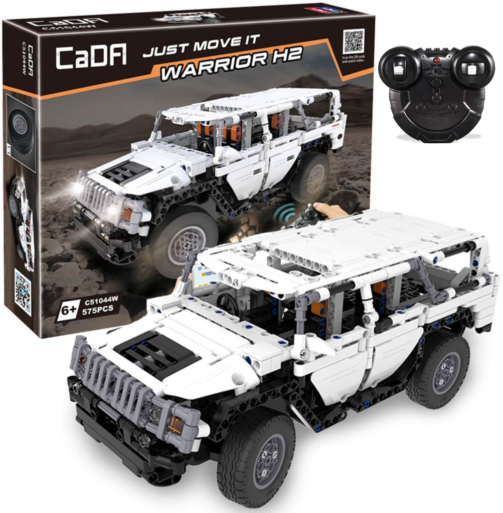 CaDA Hummer H2 Warrior RC stavebnice z kostek 575 dílků RC_91800 RTR 1:10