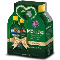 Möller´s Omega 3 citron 2 x 250 ml dárkové balení