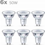 Philips LED Classic spot 4.6-50W, GU10, 2700K, set 6ks 929001215233 – Zboží Mobilmania