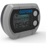 digitalni hodinky ateplomer oxford micro clock na motocykl vodeodolne stribrna – Zbozi.Blesk.cz