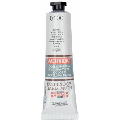 Koh-i-noor akrylové barvy Acrylic bílá 40ml