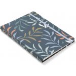 FILOFAX Botanical notebook A5 modrý – Zboží Živě
