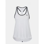 Under Armour TECH KNOCKOUT TANK , bílá, – Zboží Dáma
