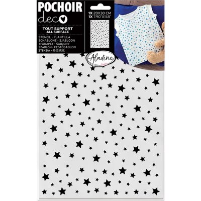 Aladine Šablona 20x30 cm Hvězdičky – Zboží Dáma