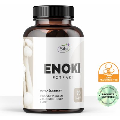 Enoki Extrakt 90 kapslí 500 mg – Hledejceny.cz