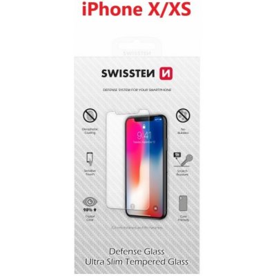 Swissten ochranné temperované sklo pro Apple iPhone X / XS RE 2,5D 74517803 – Zboží Živě