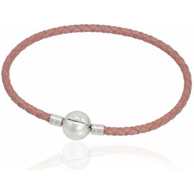 Linda's Jewelry kožený chirurgická ocel INR129 růžový