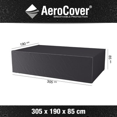 Aerocover 7918 Ochranný obal na zahradní jídelní set obdélník 305x190x85 cm – Zboží Mobilmania
