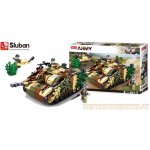 Sluban B0858 Maskovaný obrněný tank – Zboží Dáma