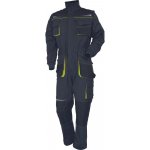 Cerva EMERTON Stretch Odolná strečová kombinéza černá/žlutá – Zboží Dáma