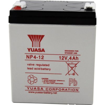 YUASA NP4-12 4Ah 12V – Zboží Mobilmania