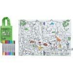 Eatsleepdoodle Prostírání k vybarvení Woodland Vymaluj a vyper – Hledejceny.cz