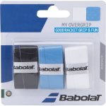 Babolat My Overgrip 3ks Black/Blue/White – Zboží Dáma