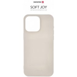 Pouzdro SWISSTEN SOFT JOY APPLE IPHONE 15 PRO MAX KAMENNĚ ŠEDÉ