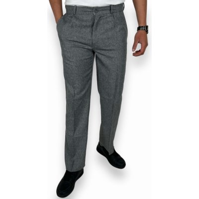 Fashion pánské společenské kalhoty šedé – Zboží Mobilmania