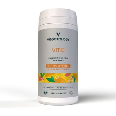 Vegetology Vitamin C a bioflavonoidy pro podporu imunity, 60 kapslí