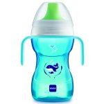 MAM hrnek na učení Fun to drink cup modrý 270 ml – Zboží Dáma
