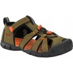 Keen Seacamp II Cnx Children dark olive/gold flame – Sleviste.cz
