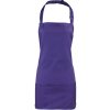 Zástěra Premier Workwear Colours Gastro zástěra 2v1 PR159 Purple Pantone 7447C 60x62cm