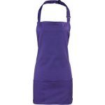 Premier Workwear Colours Gastro zástěra 2v1 PR159 Purple Pantone 7447C 60x62cm – Hledejceny.cz