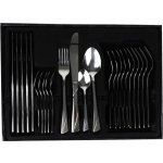 Karl Hausmann 24dílná sada příborů příbory z nerezové oceli pro 6 osob King vysoce leštěné moderní a elegantní – Zbozi.Blesk.cz
