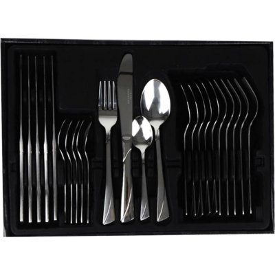 Karl Hausmann 24dílná sada příborů příbory z nerezové oceli pro 6 osob King vysoce leštěné moderní a elegantní – Zbozi.Blesk.cz