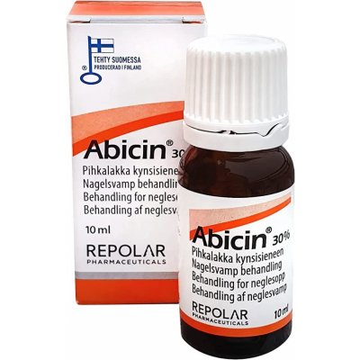 Abicin 30% pryskyřicový lak proti plísňovým infekcím nehtů 10 ml – Zbozi.Blesk.cz