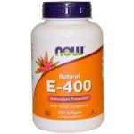Now Foods Vitamín E Přírodní 400 iu 250 kapslí – Hledejceny.cz