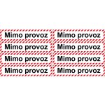 Mimo provoz - arch samolepící PVC fólie 70x15mm arch 8ks – Hledejceny.cz