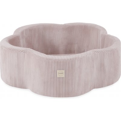 Plush Nest suchý bazén Květinová zóna manšestr světle růžová 95 x 30 cm – Zboží Mobilmania