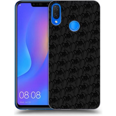 Pouzdro Picasee silikonové Huawei Nova 3i - Separ - Black On Black 2 černé – Zboží Mobilmania