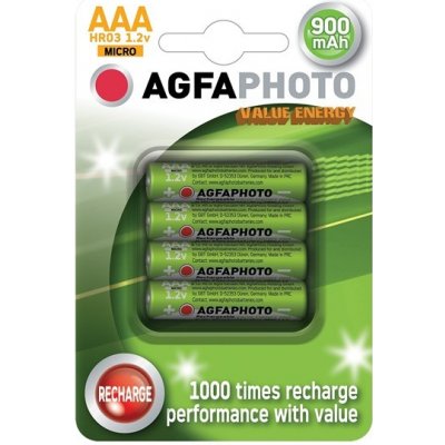 AgfaPhoto AAA 900mAh 4ks AP-HR03900VE-4B – Zbozi.Blesk.cz