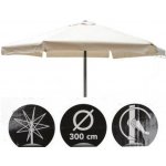 Zahradní slunečník LINDER EXCLUSIV 300 cm MC2003 Beige – Zbozi.Blesk.cz