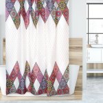 Bellatex Sprchový závěs Mandala růžová, 180 x 200 cm – Hledejceny.cz