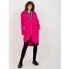 Dámské šaty mikinové šaty na zip RV-BL-6683.00P dark pink