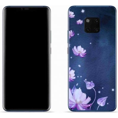 Pouzdro mmCase Gelové Huawei Mate 20 Pro - padající květy – Zboží Mobilmania