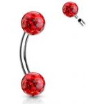 Šperky4U piercing do obočí s krystaly OB0013-VM – Zbozi.Blesk.cz