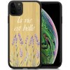 Pouzdro a kryt na mobilní telefon Apple PROTEMIO 23806 BAMBOO Dřevěný kryt Apple iPhone 11 Pro Max LAVENDER (075)