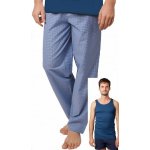 1P0658 pánské pyžamo s tílkem modré – Hledejceny.cz