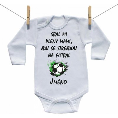 Boodyy Body s dlouhým rukávem Jdu se strejdou na fotbal – Hledejceny.cz