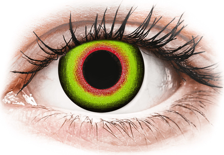 MaxVue Vision ColourVUE Crazy Lens - Mad Hatter - nedioptrické jednodenní 2 čočky