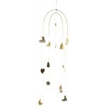 NIPEKO Závěs 32x90cm 39xLED 3xAA timer – Hledejceny.cz