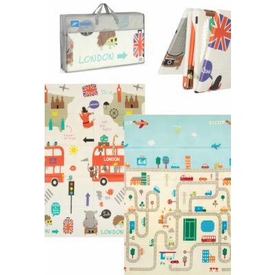 Humbi Vzdělávací podložka oboustranná z XPE pěny vícebarevná – Zboží Mobilmania