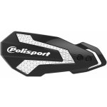 Polisport Chrániče páček MX FLOW s montážní sadou Černo/bílý