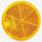 odrazka oranžová samolepící kulatá průměr 60mm – Hledejceny.cz