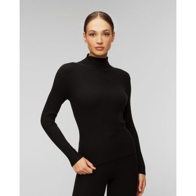 Varley Esme Rib Roll Neck Dámský Rolák Černý – Zboží Mobilmania