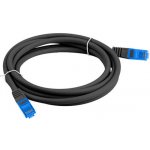 Lanberg PCF6A-10CC-0050-BK Patch, CAT.6A FTP LSZH CCA, 0.5m, černý – Zboží Živě