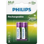 Philips AA 2600mAh 2ks R6B2A260/10 – Zboží Mobilmania