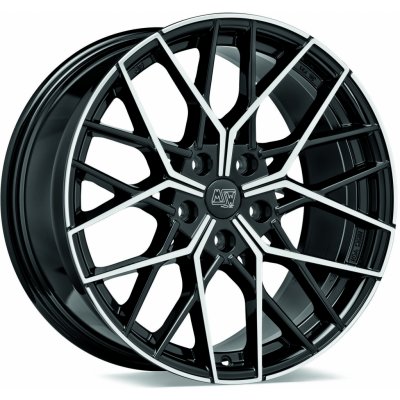 MSW 74 10x19 5x114.3 ET45 black polished – Hledejceny.cz